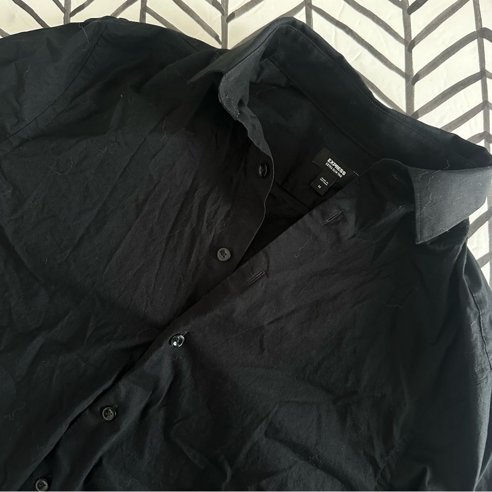 Express Black Dress Shirt